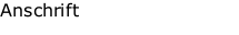 Anschrift
